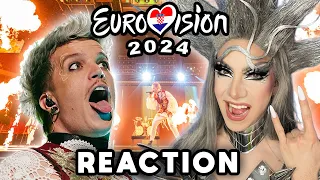 Baby Lasagna - Rim Tim Tagi Dim (LIVE) | Croatia 🇭🇷 | Reacting to Eurovision 2024