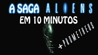 🔴 Todos os filmes dos Aliens em 10 minutos - e Prometheus - Tudo o que você precisa saber!