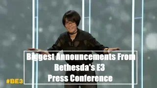 5 BIGGEST ANNOUNCEMENTS from Bethesda's E3 Press Conference - Bethesda E3 Recap