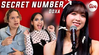 DO NOT SLEEP ON These girls! Waleska & Efra react to SECRET NUMBER - “DOXA” Band LIVE Concert