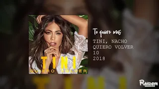 TINI, Nacho - Te quiero más (audio)