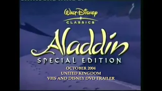 Aladdin Special Edition Disney DVD Trailer (2004, UK)