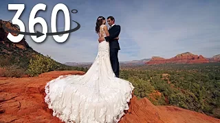 360 Wedding Highlights - GOPRO FUSION! - Sedona Wedding in VR!