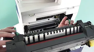 How to change / access the fuser unit on a Xerox WorkCentre Printer