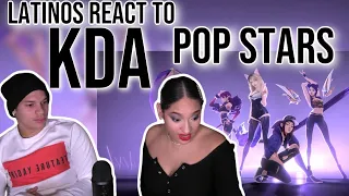 Latinos react to K/D -POP/STARS (ft. Madison Beer, (G)I-DLE, Jaira Burns) League of Legends|REACTION