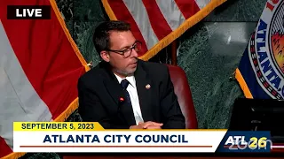 #Atlanta City Council Meeting: September 5, 2023 #atlpol