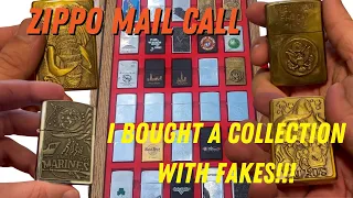 Mail Call: Small Zippo Collection with FAKE ZIPPOS?!!!