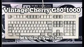 Vintage Cherry G80-1000 HFD with MX Black Switches