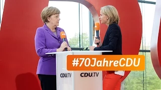 Angela Merkel: „Eine Partei, die Brücken baut“