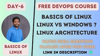Day-6 | Linux & Shell Scripting | Complete Shell Scripting Playlist| #aws #azure | #devops
