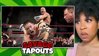 wwe reaction | 10 Most Unexpected WWE Wrestler Tapouts