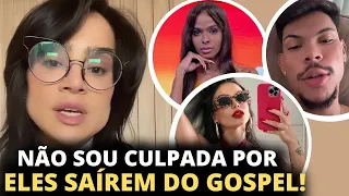 Daniela Araújo diz que lamenta Jotta A, Jessé Aguiar e Priscilla Alcântara terem deixado o gospel