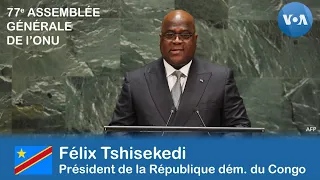 ONU: discours du président Félix Tshisekedi