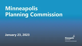 January 23, 2023 Planning Commission