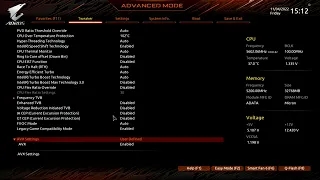 13900K Overclock Settings  fixed voltage - Benchmark Cinebench r15  and r23 Z690 GIGABYTE