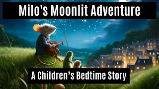 Milo's Moonlit Adventure - Children's Bedtime Stories Read Aloud - Fade To Black