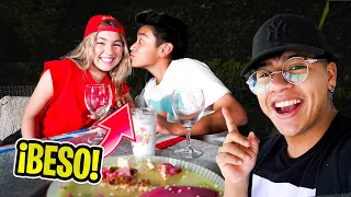 LE HICIMOS UNA CENA ROMÁNTICA CON SU CRUSH! *le da un beso*