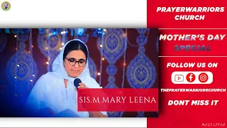 | Sis:M.Mary Leena | Mother's Day Special Message |Prayer Warriors Church | Ramnagar| #pwc#maryleena