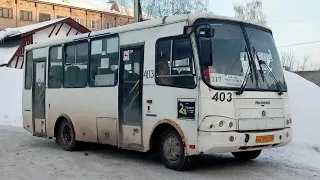 Череповец | Поездка на автобусе ПАЗ-320402-03 (АА717_35; 0403) | Маршрут 217