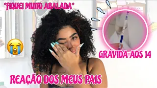 GRAVIDEZ NA ADOLESCÊNCIA| COMO DESCOBRI| REAÇÃO| GRÁVIDA AOS 14