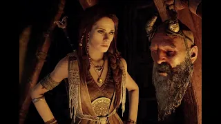 Freya hates Mimir for creating a marriage with Odin│GOD OF WAR RAGNAROK│4K Cutscenes #shorts