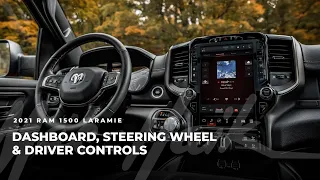 Dashboard, Steering Wheel & Driver Controls | 2021 Ram 1500 Laramie | Mac Haik How-Tos