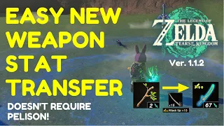 Easy Weapon Stat Transfer Glitch For 1.1.2 | Tears of the Kingdom