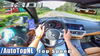 BMW 3 Series G20 330i AUTOBAHN POV 261KM/H | 161MPH TOP SPEED by AutoTopNL