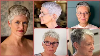 Best PIXIE HairCut For Older Women|Short Haircuts and short #pixiecut|short pixie styles
