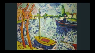 Musical Accompaniment - The River Seine at Chatou by Maurice de Vlaminck