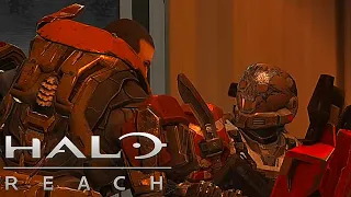 Halo Reach - Emile and Jorge Arguing Cutscene [60 FPS] Xbox Series X
