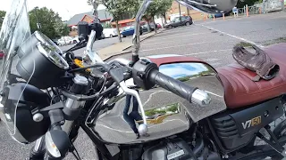 Moto Guzzi  V7 Engine and Exhaust sound