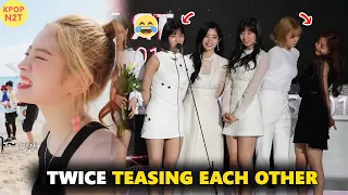 Twice Teasing Each Other