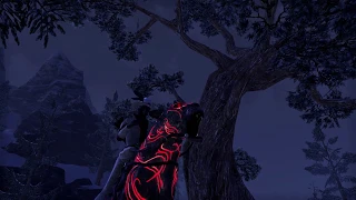 ESO Senche of Scarlet Regret mount showcase