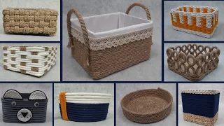 9 AMAZING JUTE AND ROPE IDEAS 2024 / Easy Home decoration and Organization Ideas / DIY