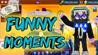 #BGTUBE FUNNIEST MOMENTS EVER IN LUCKY BLOCK SKYWARS 😱🤣 | BLOCKMAN GO ( BLOCKY MODS ) #Funnymoments