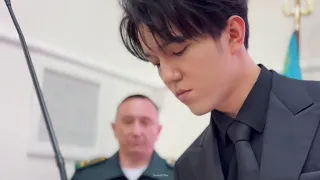 Dimash visit with cadets