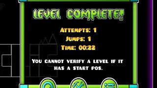 Geometry dash Sonic Wave 87-100% (progress #1)