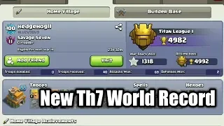 Th7 World Record Holder (4992🏆)  With Attack Replays 🔥