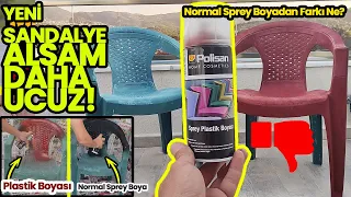 Plastik Sandalye Boyama | Plastik Sprey Boyası Uygulama | MALİYETİ KURTARMADI