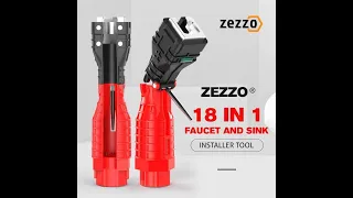 18 in 1 Faucet And Sink Installer Tool Faucet Sink Installer Water Pipe Wrench Tool Plumbers  #short