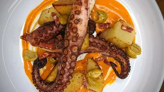 Pulpo A La Gallega (Traditional Spanish Style Octopus) #short