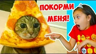 НЕ ЗАСМЕЙСЯ ЧЕЛЛЕНДЖ #3 с КОТАМИ! Попробуй засмеяться Валеришка против Папы Тест на психику Реакции