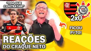 FICOU REVOLTADO!! OLHA COMO O CRAQUE NETO REAGIU A FLAMENGO 2X0 CORINTHIANS PELO BRASILEIRÃO