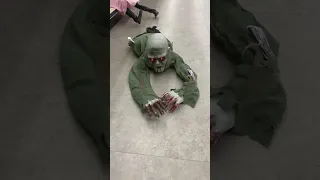 A little too scary Crawling zombie￼ Halloween ￼animatronic #Shorts