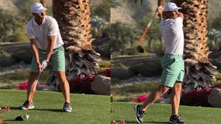 Rafael Nadal Plays Golf after Practice - Indian Wells 2024