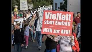 Rede von Urban Priol und Georg  Schramm 14 09 2018 in Elsenfeld Wir sind bunt