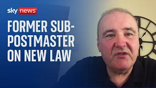 Former Subpostmaster who was made bankrupt reacts to Sunak's new law