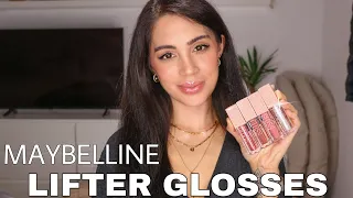 TESTING *NEW* MAYBELLINE LIFTER GLOSSES | FENTY GLOSS BOMB DUPES ??? | CINDERELLAMDY