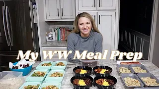 WW SUNDAY MEAL PREP | ORANGE CHICKEN (ONLY 5 INGREDIENTS) | TACO BOWLS | CHOCOLATE PROTEIN COOKIES!!